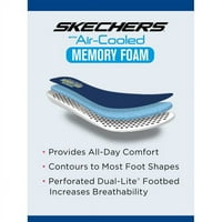 SKECHERS Női Sport D'Lites Fresh Start Lace-up atlétikai cipő, széles szélességű
