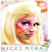 Nicki Minaj-arcfesték fali poszter Nyomócsapokkal, 22.375 34