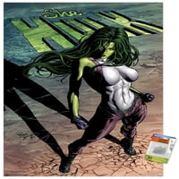 Marvel Comics-She-Hulk - She-Hulk Fali Poszter, 22.375 34