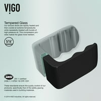 Tempo 30 állítható keret nélküli Zuhanyajtó átlátszó üveggel és matt fekete hardverrel