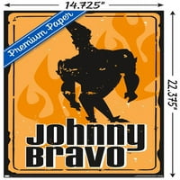 Johnny Bravo-Jel Fal Poszter, 14.725 22.375