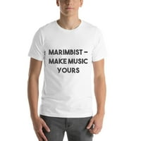 2XL Marimbist-tedd a zenét a tiéd félkövér póló Rövid ujjú pamut póló Undefined Ajándékok