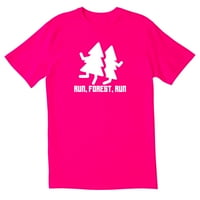 TotallyTorn Run Forest Run újdonság szarkasztikus vicces Férfi pólók