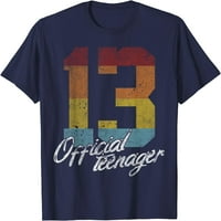 Hivatalos tinédzser 13. születésnapi éves Ajándékok fiúk lányok póló