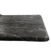 Fekete márvány konyhai szőnyeg