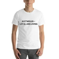 2XL Rottweiler - hűséges és szerető Bold póló Rövid ujjú pamut póló Undefined Ajándékok