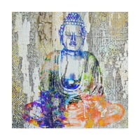 Védjegy képzőművészet 'időtlen Buddha II' vászon művészet Surma & Guillen