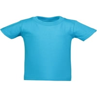 Marky G ruházat baba és kisgyermek Rövid ujjú pólók pamut Jersey Crew-nyak póló, Royal Turquoise Heather