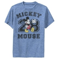 Fiú Mickey & barátok Mickey Mouse teljesítmény grafikus póló Royal Blue Heather nagy
