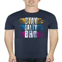 Humor férfi tengerparti tartózkodás sós tesó tengerparti grafikus póló, akár 2xl méretű