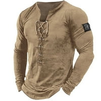 Aayomet férfi legénység pólók ing tiszta színű Alkalmi Divat strand alap ing férfi felső póló