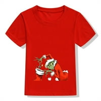 3D nyomtatás gyerekek póló Zöld Grinch vicces ruhák karácsonyi ajándék baba nyári felsők alkalmi fiúk pólók