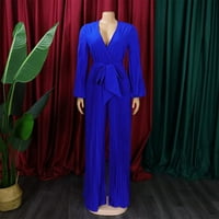 Divat nadrág plusz méretű Női nadrág Női alkalmi ruha Kék M