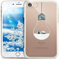Pikadingnis iPhone 6s tok, iPhone Cover Karácsony, iPhone 6s kristálytiszta TPU tok, Xmas Design Ultra vékony puha