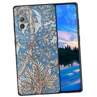 William-Morris-Windrush-Folio telefon tok Samsung Galaxy Note 5G-hez női férfiak számára Ajándékok, Puha szilikon stílusú