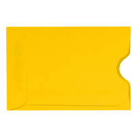 Luxpaper hitelkártya és ajándékkártyák hüvelyek, lb, napraforgó sárga, csomag, 1 2 méret