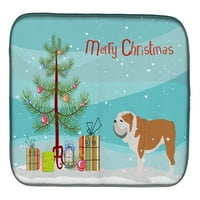 Carolines kincsek BB2980DDM angol Bulldog Boldog karácsonyfa edény szárító szőnyeg, 21