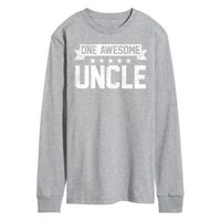 Azonnali üzenet-One Awesome Uncle-férfi Hosszú ujjú póló