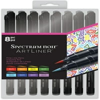 Spectrum Noir Artliner 8 Pkg-Brights, Ecsetpont