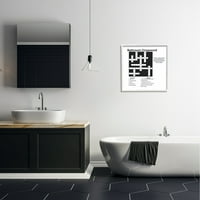 Stupell Industries keresztrejtvény fürdőszoba Puzzle szórakoztató WC játék jel, 24, Ashley Singleton tervezése