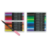 Kingart Pro, színező ecset toll akvarell markerek, élénk színek keverhető tintával, felnőtteknek és gyerekeknek