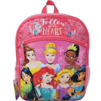 Disney hercegnő lányok iskolai hátizsák 16 elülső zsebbel
