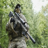 Zöldsapkás amerikai hadsereg különleges erők csoport mesterlövész akcióban. Poszter nyomtatás Oleg Zabielin Stocktrek