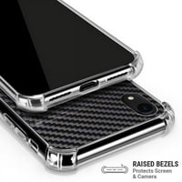 Skinit textúrák szénszálas iPhone XR tiszta tok