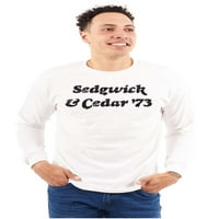 Vintage Sedgewick és Cedar ' Hosszú ujjú póló férfiak nők Brisco márkák 3X