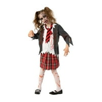 Lányok Zombi Iskola Halloween Jelmez