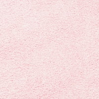 Primo Mason szilárd plüss bozontos terület szőnyeg, világos rózsaszín, 9 '12'