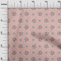 oneOone Pamut Poplin Sávoly világos rózsaszín Szövet virágos Diy Ruházat foltvarrás szövet nyomtatási szövet által