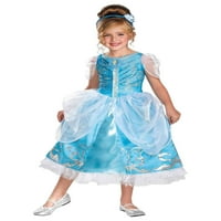 Disney Hercegnő Lányok Deluxe Kék Hamupipőke Jelmez Ruha Kis