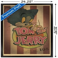 Tom És Jerry-Csíkos Fali Poszter, 22.375 34