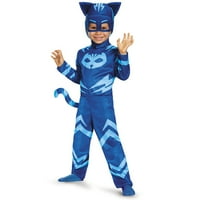 Álcázza a kisgyermek fiúk Deluxe pj maszkjait Catboy Jumpsuit Jelmez-2t méret