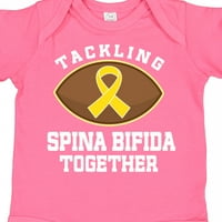 Inktastic Spina Bifida tudatosság szalag ajándék kisfiú vagy kislány Body