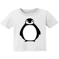 Fuzzy Penguin Kids Pamut Póló-Fehér-Kicsi