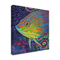 Védjegy Szépművészet 'ragyogó trópusi hal i' Canvas Art készítette: Carolee Vitaletti